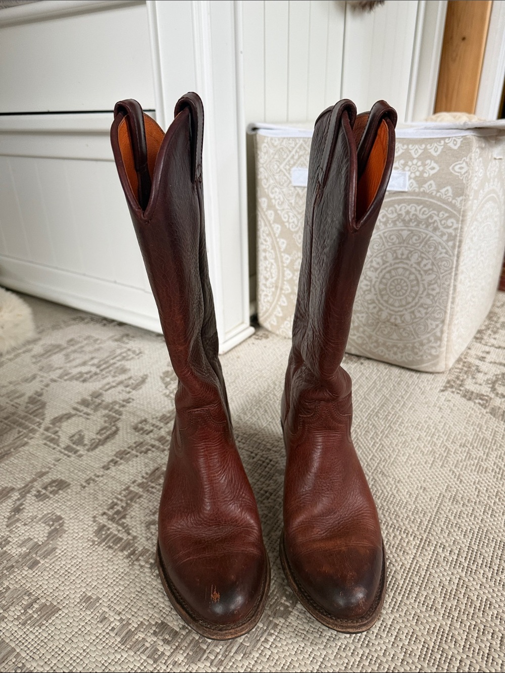 Frye Deborah Lug Heeled Boots